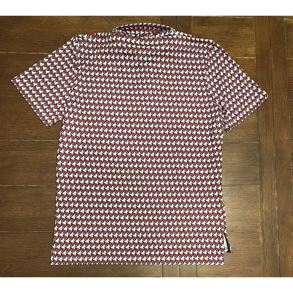 NWT MEN'S RALPH LAUREN RLX POLO, SIZE Small COLOR: RED SAILBOAT The Peninsula